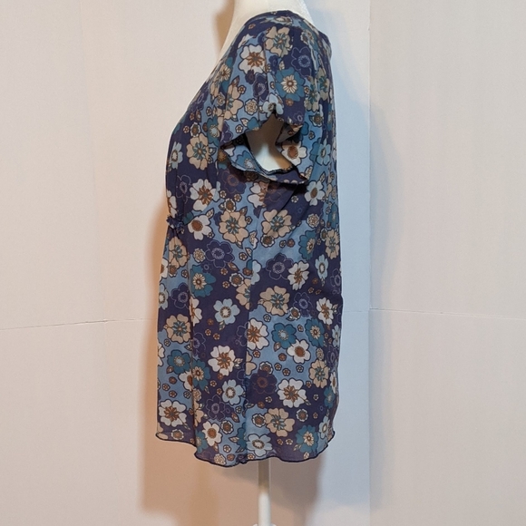 Cha Cha Vente Floral Top XL - Picture 4 of 6